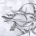a wing a prey a song - sketches for animation project